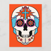 Sugar Skull Graphic Briefkaart (Voorkant)