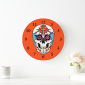 Sugar Skull Graphic Grote Klok (Huis)