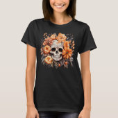 Sugar Skull Halloween T-shirt (Voorkant)