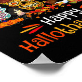 Sugar Skull Halloween Thanksgiving Halloween Poster (Hoek)