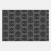 Sugar Skull Inpakpapier, Dia de los muertos Inpakpapier Vel (Voorkant 2)