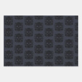 Sugar Skull Inpakpapier, Dia de los muertos Inpakpapier Vel (Voorkant)