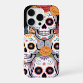 Sugar Skull iPhone Case Hoesje (Achterkant)