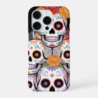 Sugar Skull iPhone Case iPhone 16 Pro Hoesje