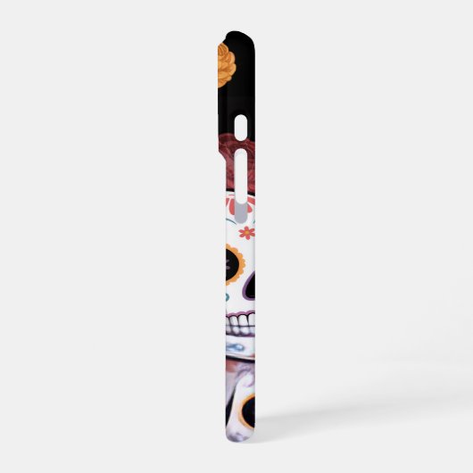 Sugar Skull iPhone Case iPhone Hoesje (Linkerkant)