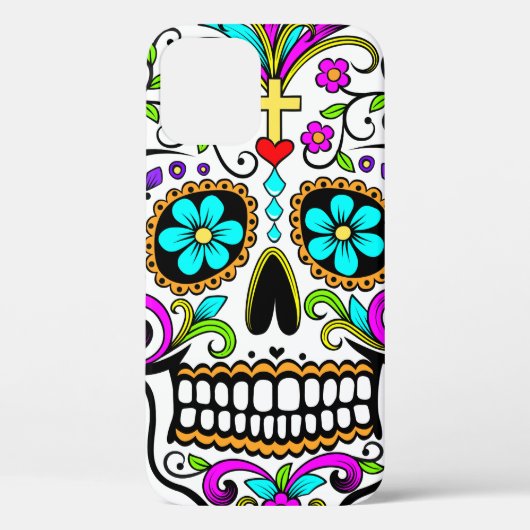 Sugar Skull iPhone hoesje (Achterkant)