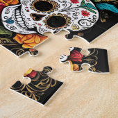 Sugar Skull Jigsaw Puzzle – Día de Muertos Gift Legpuzzel (Zijkant)
