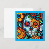 Sugar Skull kaart (Voorkant / Achterkant)