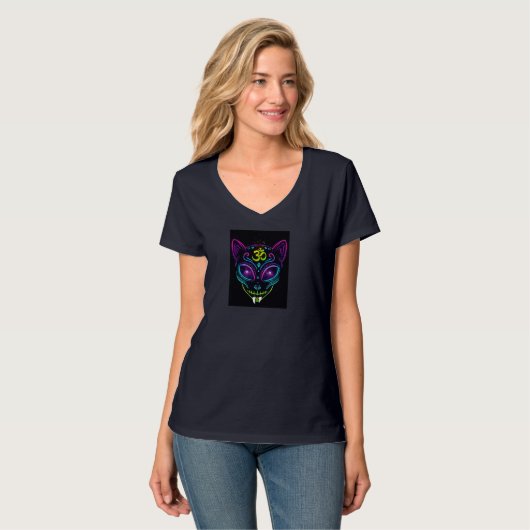 Sugar Skull Kat - Alien 3 T-shirt (Voorkant volledig)