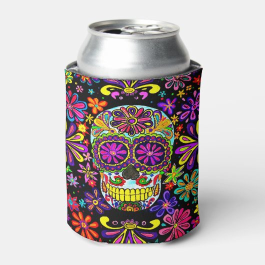 Sugar Skull-Koelbox Blikjeskoeler (Blikje Voorkant)