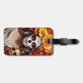 Sugar Skull Lady-Bagagelabel Bagagelabel (Achterkant horizontaal)