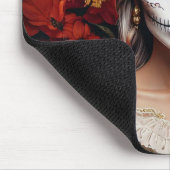 Sugar Skull Lady Mousepad Muismat (Hoek)