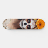 Sugar Skull Lady Skateboard (Horizontaal)