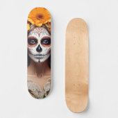Sugar Skull Lady Skateboard (Voorkant)
