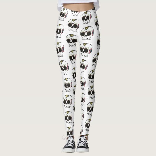 Sugar SKULL legging (Voorkant)