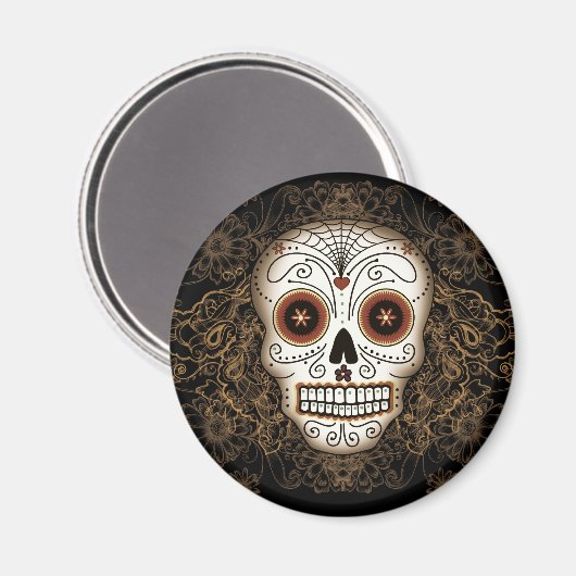  Sugar Skull Magnet (Voorkant / Achterkant)