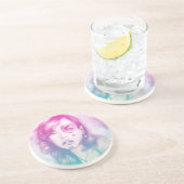 Sugar Skull Makeup Girl, SandStone Onderzetter (Zijkant)