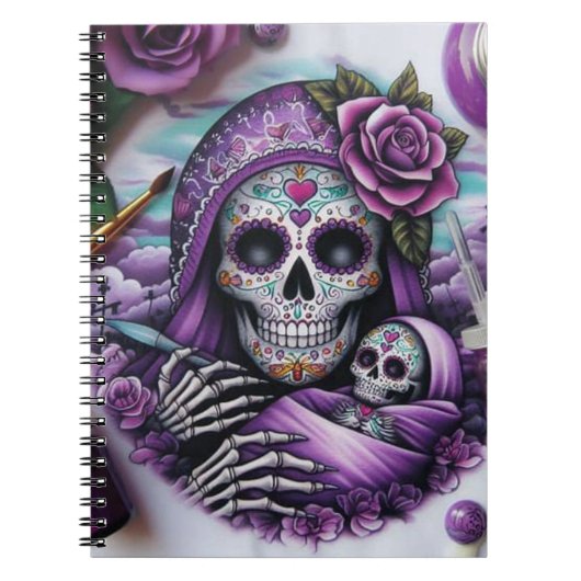 Sugar Skull Mama Collectie Notitieboek (Voorkant)