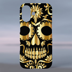 Sugar Skull Mexicaanse Dag van de Dode Culturele K iPhone 16 Hoesje