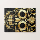 Sugar Skull Mexicaanse dag van de dode culturele k Legpuzzel (Horizontaal)