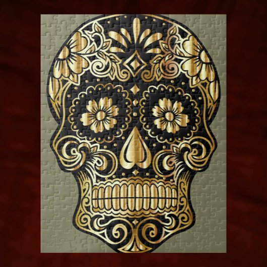 Sugar Skull Mexicaanse dag van de dode culturele k Legpuzzel
