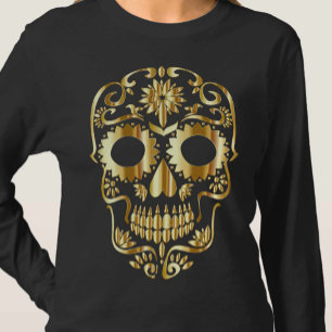 Sugar Skull Mexicaanse dag van de dode culturele k T-shirt