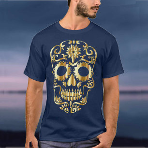 Sugar Skull Mexicaanse dag van de dode culturele k T-shirt