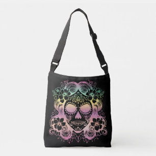 Sugar Skull Mooie La Catrina Dag van de Doden Crossbody Tas