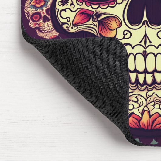 Sugar Skull Mousepad Muismat (Hoek)