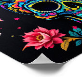 Sugar Skull N Roses Poster (Hoek)