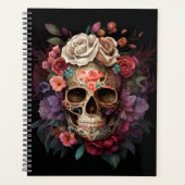 Sugar Skull Notitieboek, Skull Journal, Planner (Voorkant)
