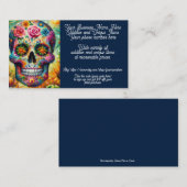 Sugar Skull Oddities Unieke Verkoop Winkel Verkoop Visitekaartje (Voorkant / Achterkant)