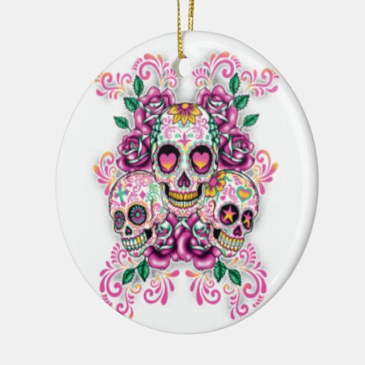 Sugar Skull Ornament (Links)