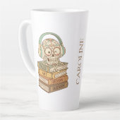 Sugar Skull Passionate About Reading Latte Mok (Linkerhoek)
