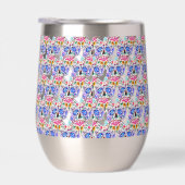 Sugar Skull Pattern Day van de doden kleurrijk (Rechts)