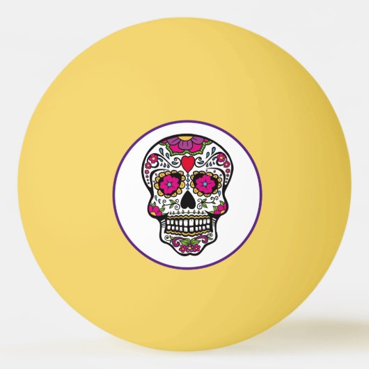 SUGAR SKULL Ping Pong Ball (Voorkant)