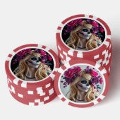 Sugar-skull poker chips (Opstapeling)