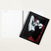 Sugar Skull Red Roses Zwart Planner (Display)