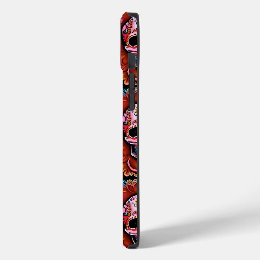  Sugar Skull Retro Dag van de Doden Case-Mate iPhone Case (Achterkant / Links)