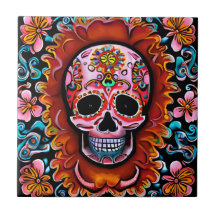 Sugar Skull Retro Dag van de Doden