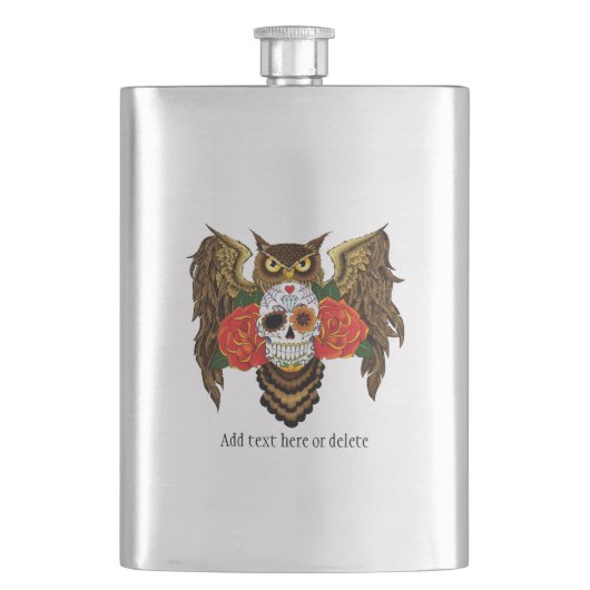 Sugar Skull Rozen Uil Flacon (Voorkant)