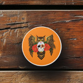 Sugar Skull Rozen Uil Keramische Knop