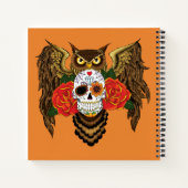 Sugar Skull Rozen Uil Notitieboek (Achterkant)