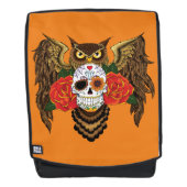 Sugar Skull Rozen Uil Rugtassen (Voorkant)