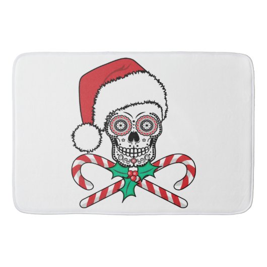 Sugar Skull Santa Badmat (Voorkant)