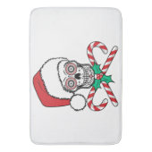 Sugar Skull Santa Badmat (Voorkant Verticaal)