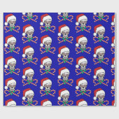 Sugar Skull Santa Cadeaupapier (Vlak)