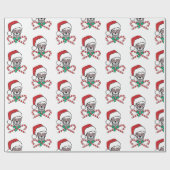 Sugar Skull Santa Cadeaupapier (Vlak)