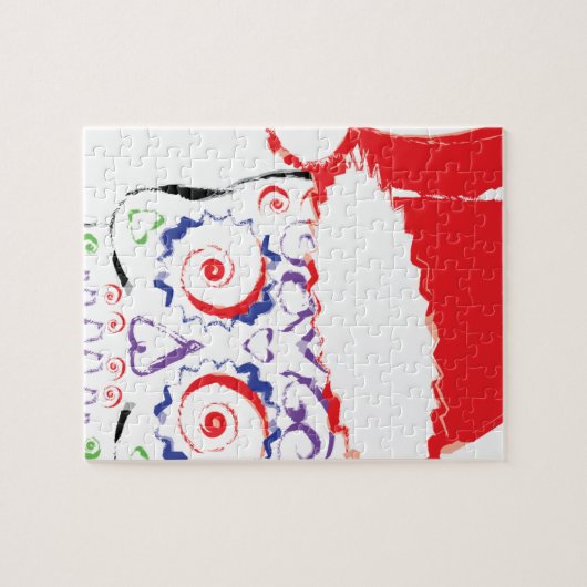 Sugar Skull Santa Legpuzzel (Horizontaal)