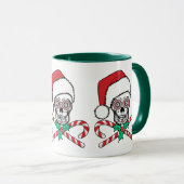 Sugar Skull Santa Mok (Voorkant rechts)